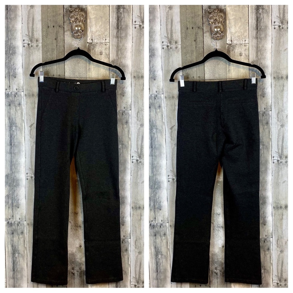 Betabrand Classic Dress Pant Yoga Pant Straight in Charcoal Grey Size XS Petite. - Picture 6 of 15